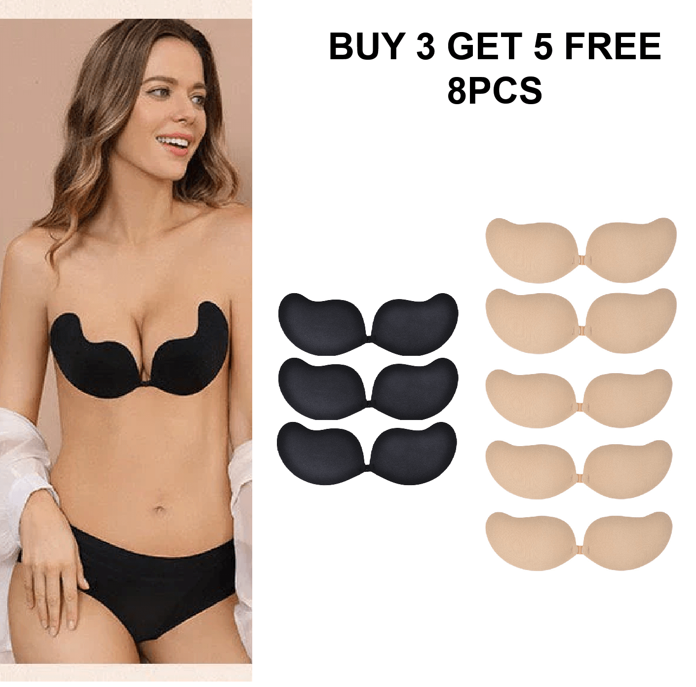 Push-Up Strapless(Buy 1 get 1 free)