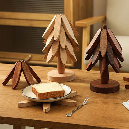 Solid wood heat insulation pad