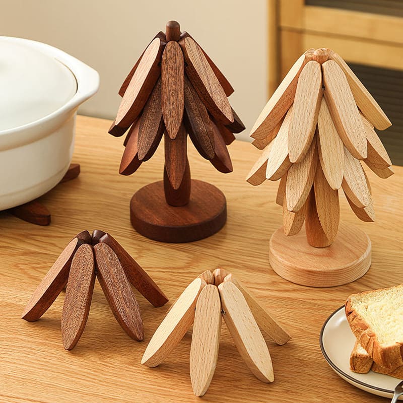 Solid wood heat insulation pad