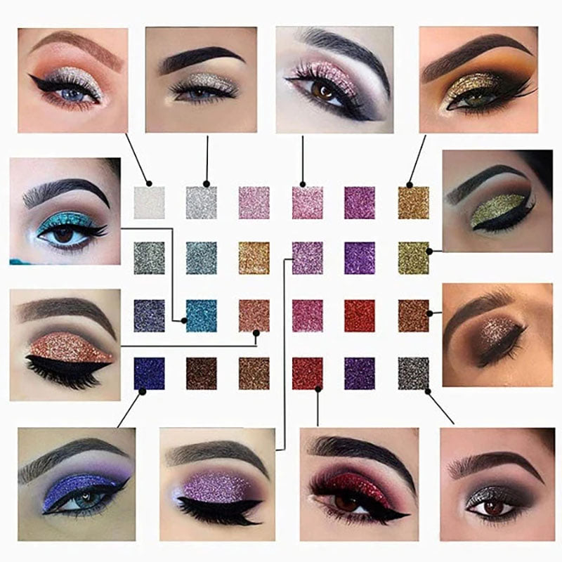 Sparkle Shimmer eyeshadow palette 10 colors