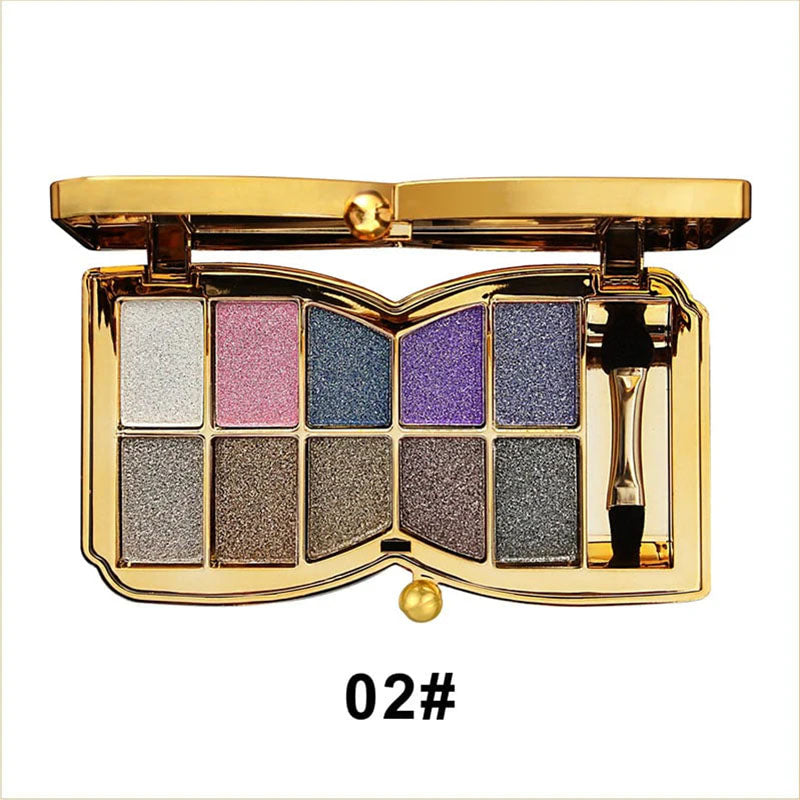 Sparkle Shimmer eyeshadow palette 10 colors