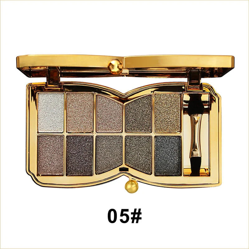 Sparkle Shimmer eyeshadow palette 10 colors