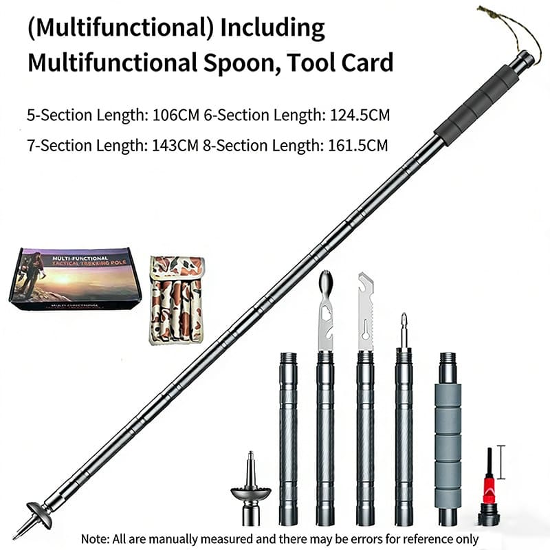 Multi-functional outdoor hiking poles