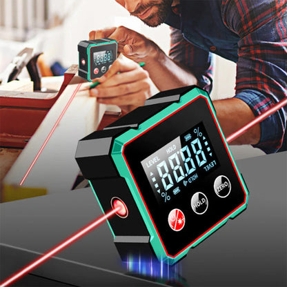Electronic laser angle measuring instrument