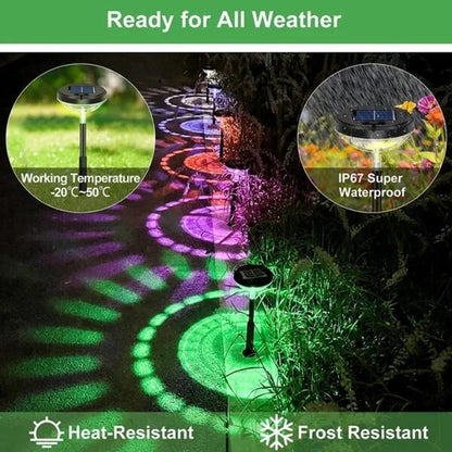 Hot Sale 70% OFF💡Outdoor Solar Pathway Lights Decorations