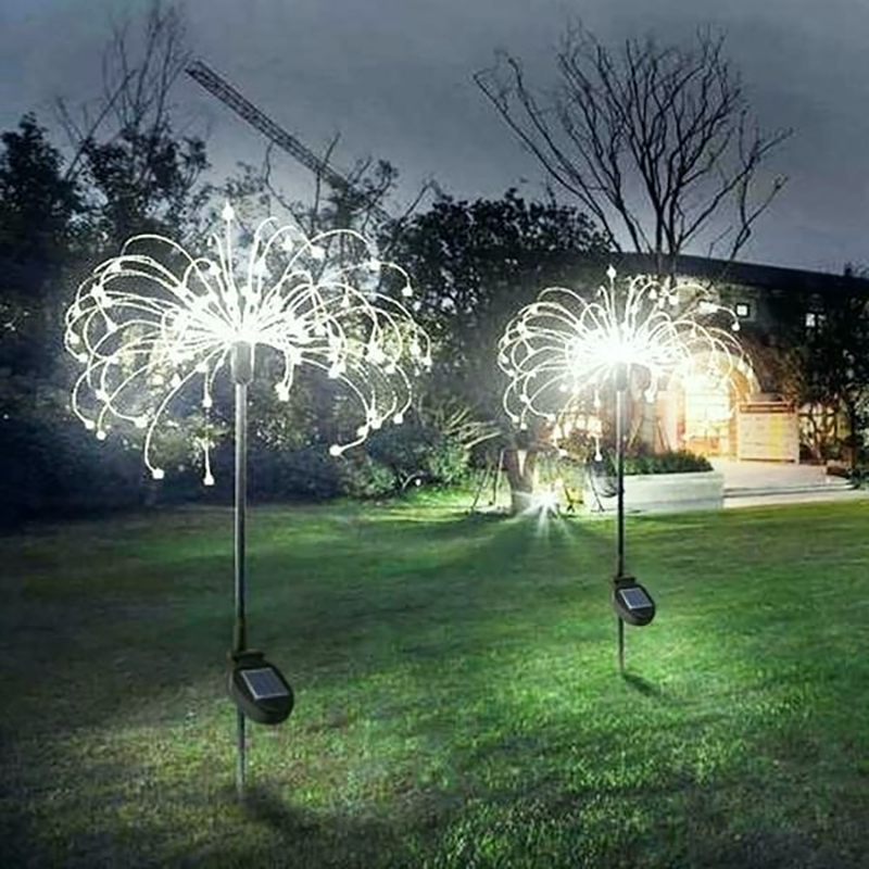 ✨2023 HOT SALE-60% OFF 🔥 - Waterproof Solar Garden Fireworks Lamp
