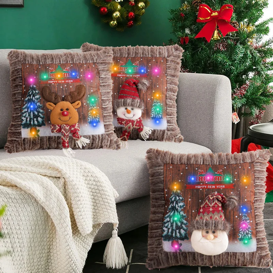 💥New Sale🎁Christmas Light-Up Pillowcase As Christmas Gift