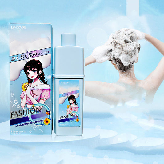 Bubble hair dye