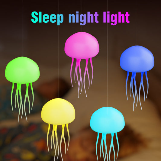 Jellyfish suspended creative night light