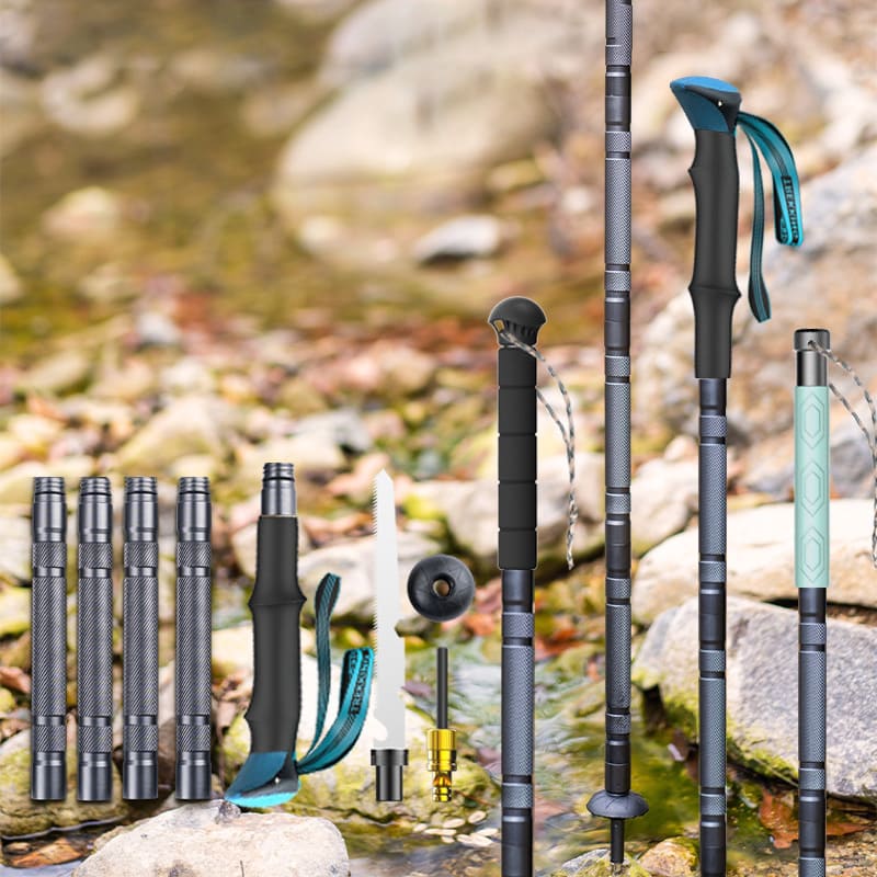 Multi-functional outdoor hiking poles