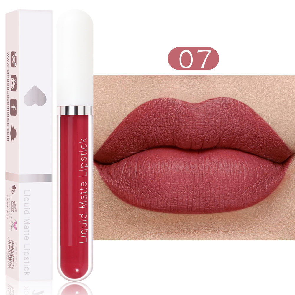 18 colors of matte waterproof long-lasting lipstick
