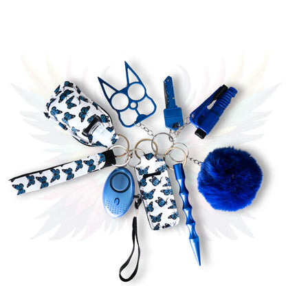 Self-defense keychain set