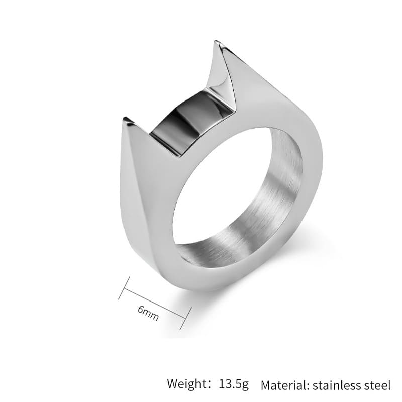 Cat Ear Titanium Steel Ring