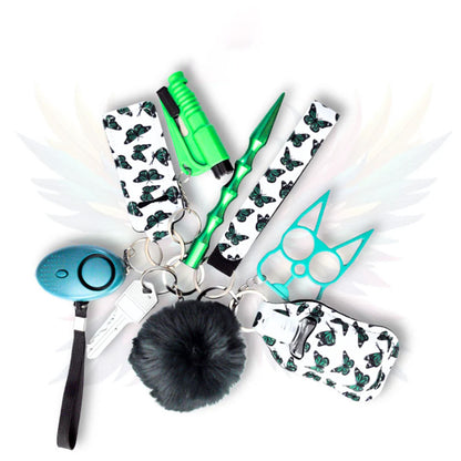 Self-defense keychain set
