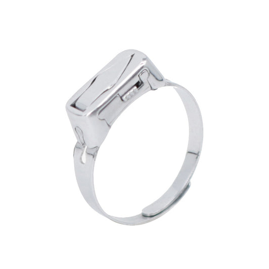 Stainless steel self-defense ring