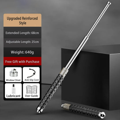 Self-defense vehicle telescopic stick