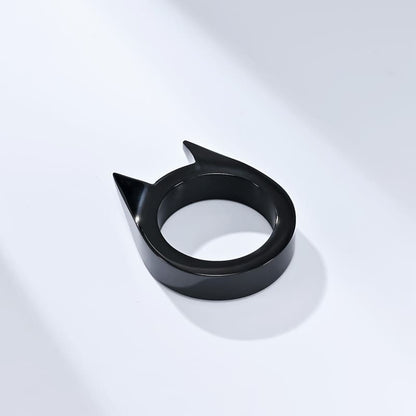 Cat Ear Titanium Steel Ring