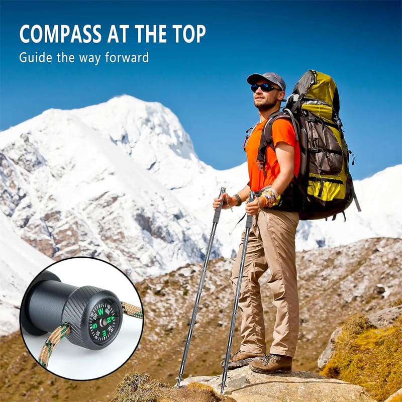 Multi-functional outdoor hiking poles