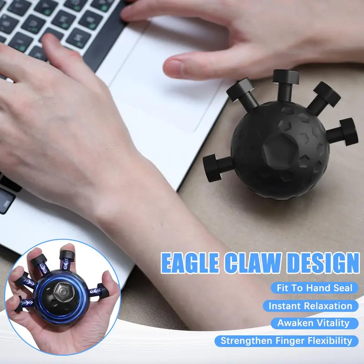 Hand exercise decompression grip ball