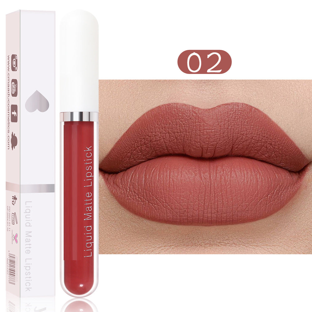 18 colors of matte waterproof long-lasting lipstick