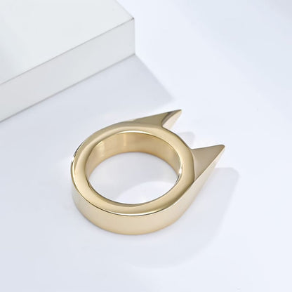 Cat Ear Titanium Steel Ring
