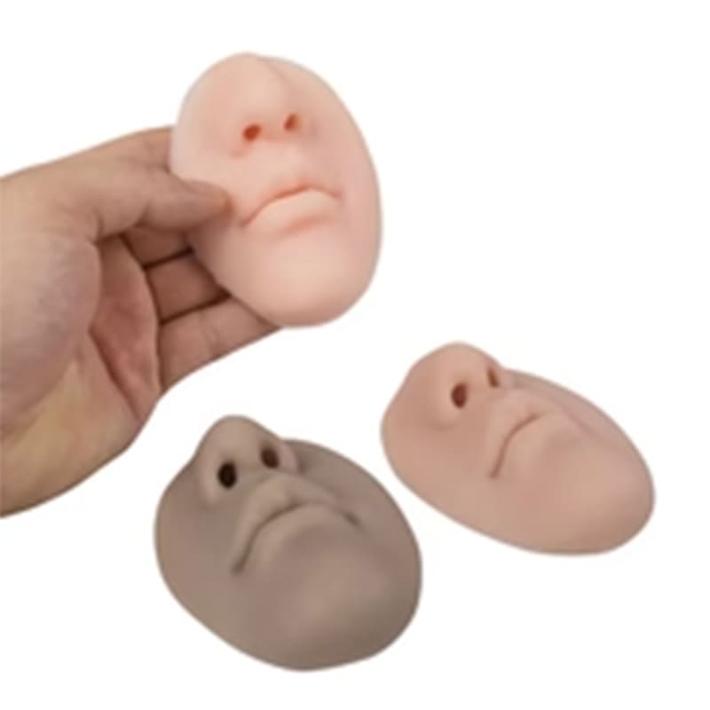 Nose-shaped soap dispenser