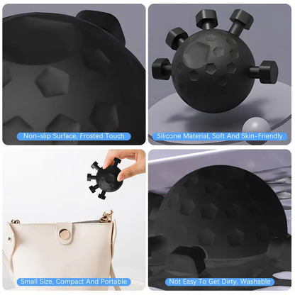 Hand exercise decompression grip ball