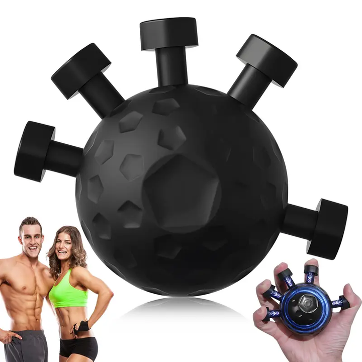 Hand exercise decompression grip ball