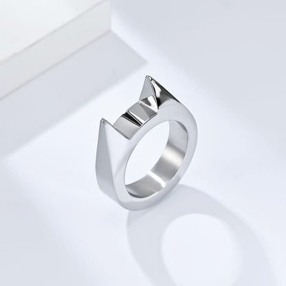 Cat Ear Titanium Steel Ring