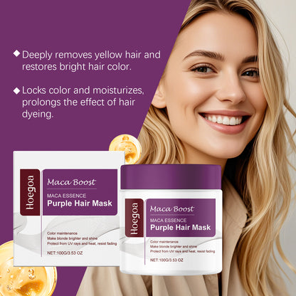 Purple Smooth Hair Mask