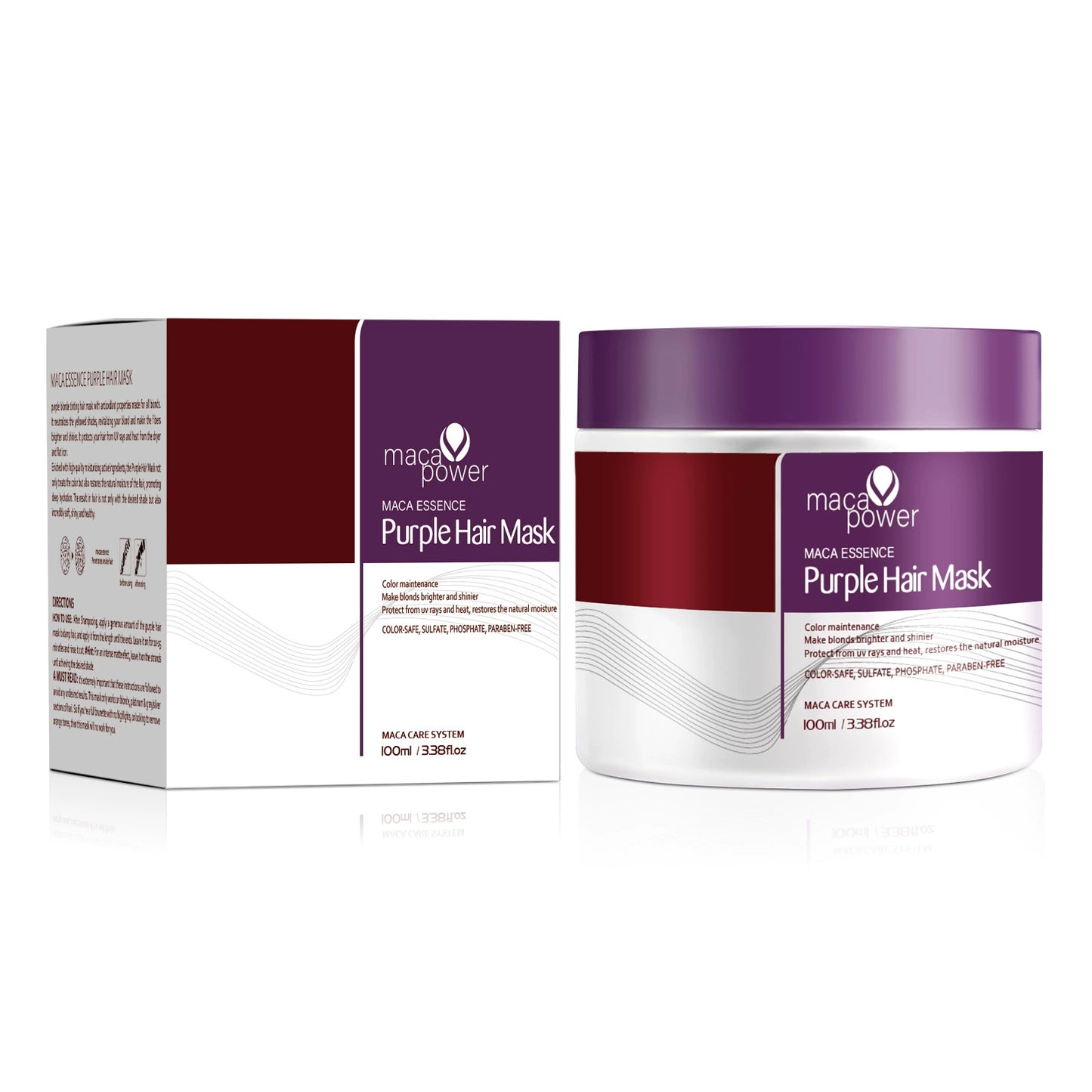 Purple Smooth Hair Mask