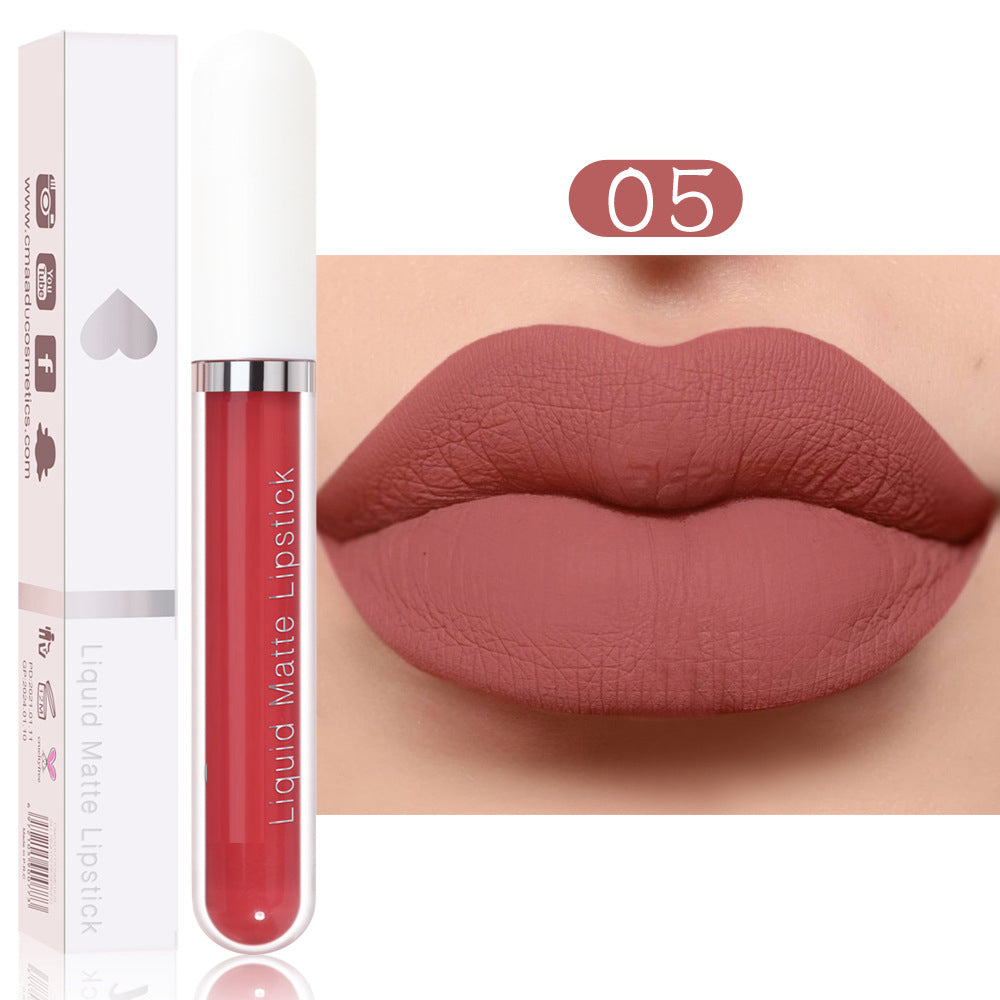 18 colors of matte waterproof long-lasting lipstick
