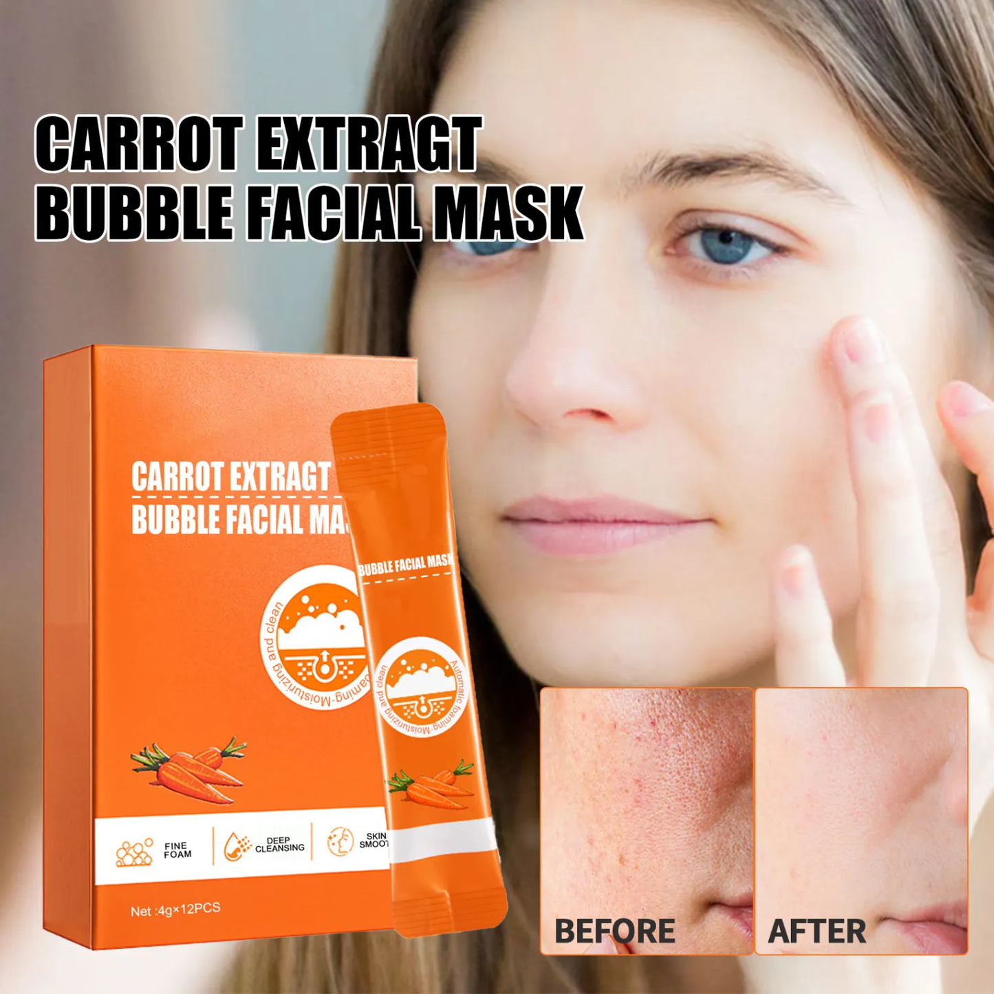 HOT SALE Magical Carrot Bubble Mask